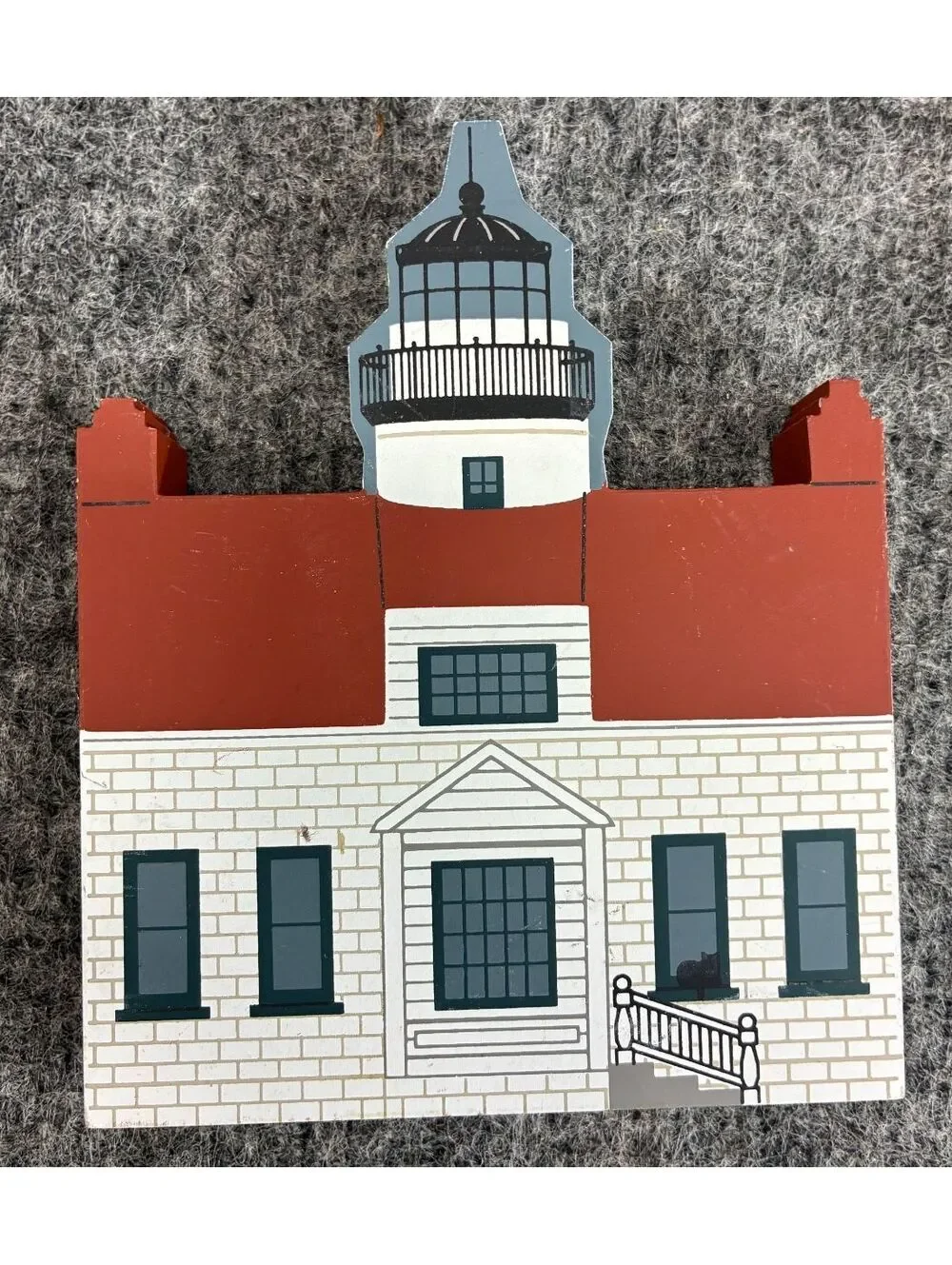 The Cat's Meow West Coast Lighthouse Series Point Pinos Light Wooden Collectible
